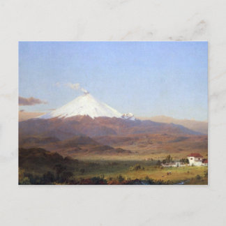 Cotopaxi, Ecuador door de kerk Frederick Edwin Briefkaart