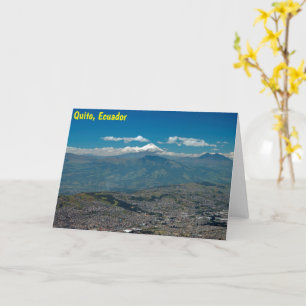 Cotopaxi en Quito Kaart