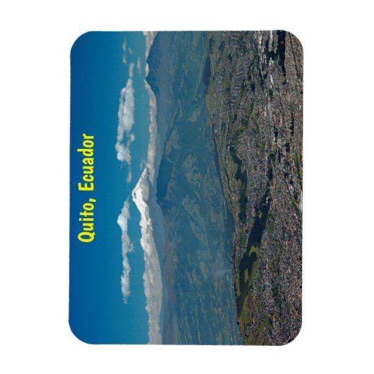 Cotopaxi en Quito Magneet (Verticaal)