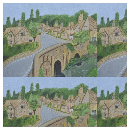 Cotswold England tissu coton (Fermer)