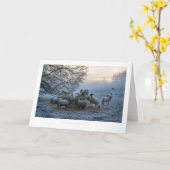 Cotswolds in de winter kaart (Gele Bloem)