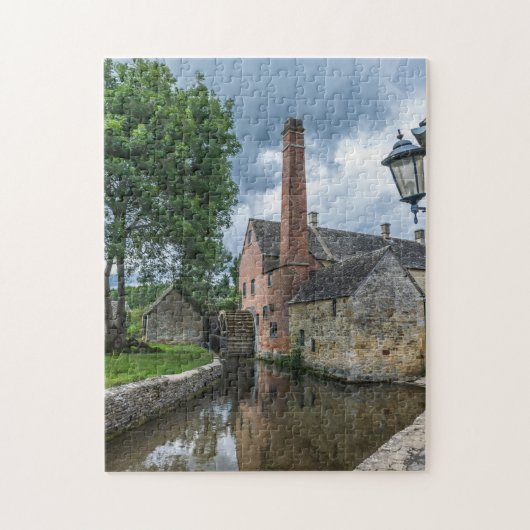 Cotswolds Puzzle de moulin à eau de Lower Slaughte (Vertical)