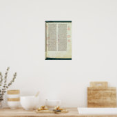 Cott Nero D II f.114 Adrian IV Poster (Keuken)