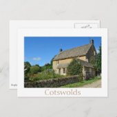 Cottage anglais avec carte postale du jardin (Devant / Derrière)