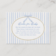Cottage Blue Baby Shower Books for Baby