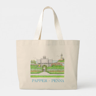 Cottage by the Sea Jumbo boodschappentas Grote Tote Bag