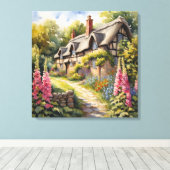 Cottage Canvas Art Afdruk (Insitu (Houten vloer))