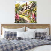 Cottage Canvas Art Afdruk (Insitu (Slaapkamer))