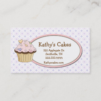 Cottage Chic Cupcake Boulangerie Loyauté Cartes de