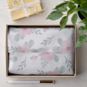Cottage Chic Flower Pattern Tissuepapier (Geschenk)
