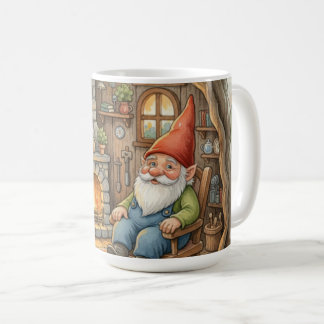 Cottage core kabouter gezellige mok betoverde egel