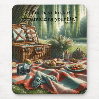 Cottage core: picknick onder de wilg muismat