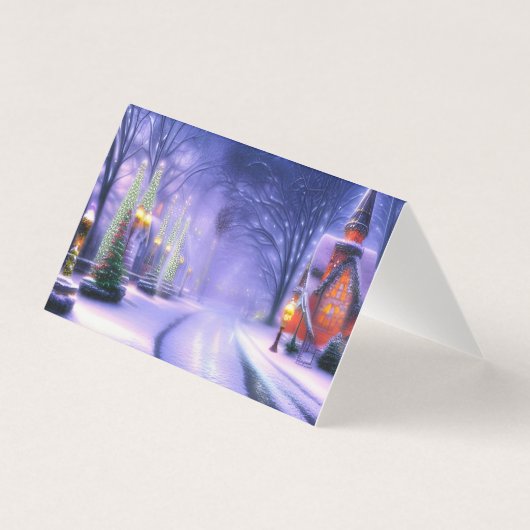 Cottage de Noël Winter Winderland (Front)