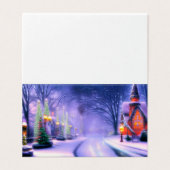 Cottage de Noël Winter Winderland (Outside Unfolded)