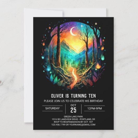 Cottage Elegant Boho Verjaardag Kaart (Voorkant)