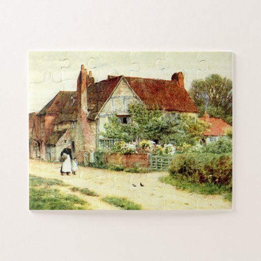 COTTAGE EN GARDENS JIGSAW PUZZLE LEGPUZZEL (Horizontaal)