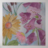 Cottage Garden Flowers Poster (Devant)