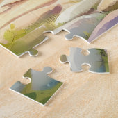 Cottage Garden Geese Spring Illustration Legpuzzel (Zijkant)