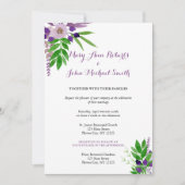 Cottage Garden Greenery Wedding Kaart (Voorkant)