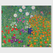 Cottage Garden Gustav Klimt Cadeaupapier (Vlak)