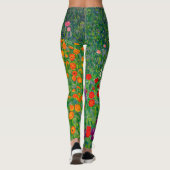Cottage Garden Gustav Klimt Leggings (Achterkant)
