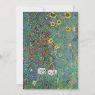 Cottage Garden met Zonnebloemen Gustav Klimt