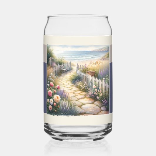 Cottage Garden Path to the Sea (Verso)