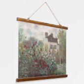  Cottage Garden Print Hangend Wandkleed (Gebogen)