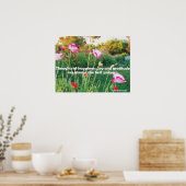 Cottage Garden Thoughts, Gratitude Prayer Poster (Keuken)