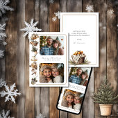 Cottage Hygge Deux Photo Carte de Noël