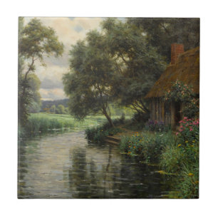 Cottage in het Risle-dal (Normandië, Frankrijk) Tegeltje