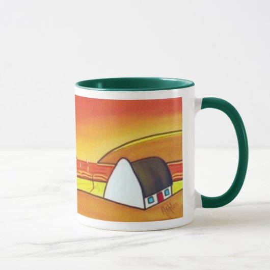 Cottage irlandais à Sunset Mug (Droite)