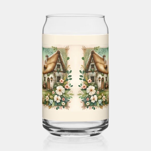 Cottage Leprechaun Patchwork Quilt Scene (Droite)