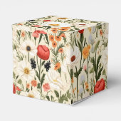 Cottage Meadow Kleurrijke Wildbloemen # Bedankdoosjes (Achterkant)