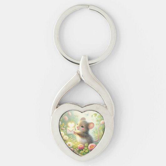Cottage Mouse Love Letter Meadow Sleutelhanger (Voorkant)