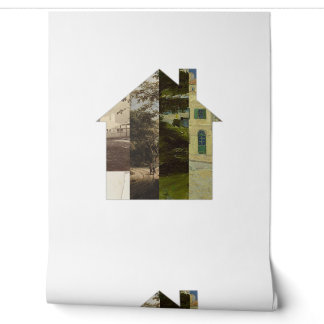 Cottage Mozaïekbehang | Sprookjesachtige Muurschil Behang