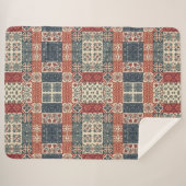 Cottage Quilt Sherpa Deken (Voorkant (horizontaal))