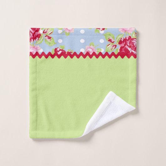 Cottage rose (Gant de toilette)