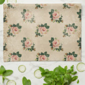 Cottage Rose serviette de cuisine (Plié)