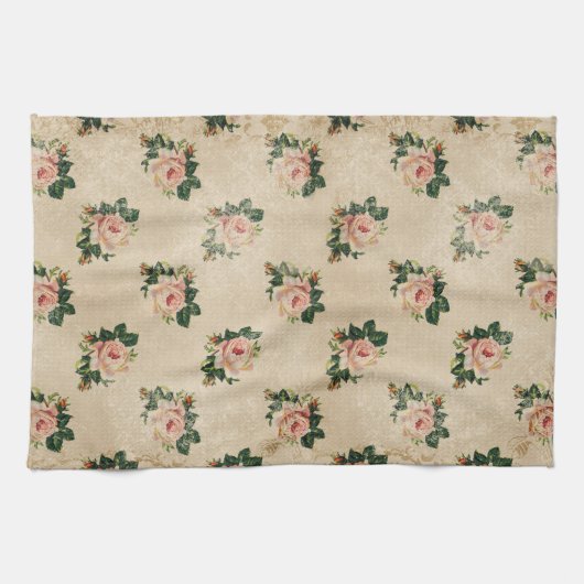 Cottage Rose serviette de cuisine (Horizontal)