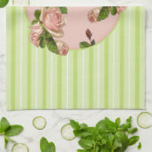 Cottage Rose serviette de cuisine (Plié)