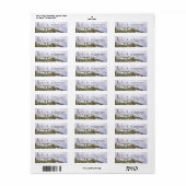 Cottage Seaside Beach House Kusttuin Etiket (Full Sheet)