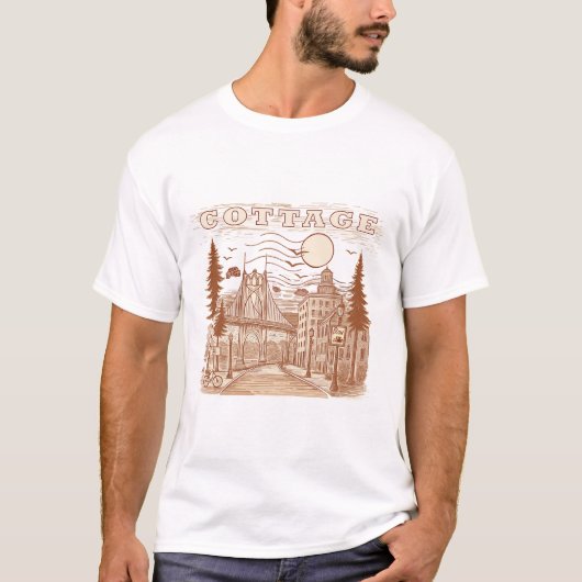 cottage t-shirt (Voorkant)