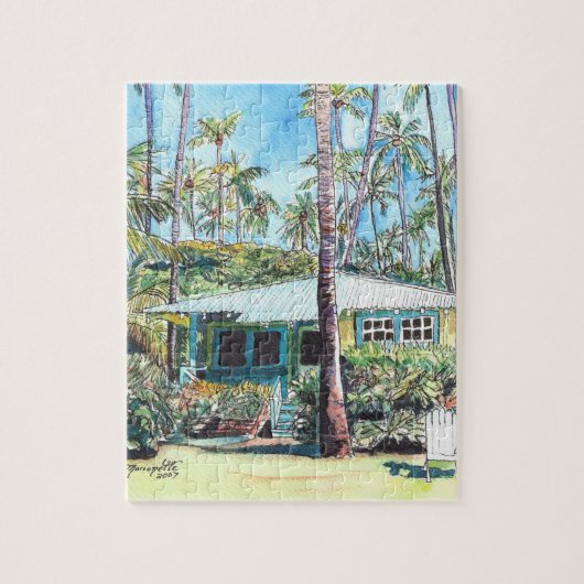 Cottage tropical de Kauai Puzzles (Vertical)
