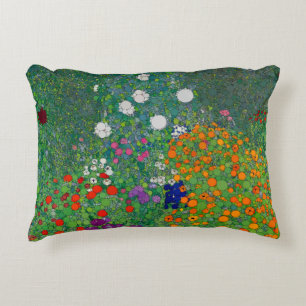 Cottage tuin, Infinity Stippen - na Gustav Klimt Accent Kussen