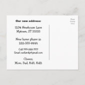  Cottage verandering van adres Aankondigingskaart (Achterkant)