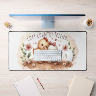 Cottagecore Aquarelle Duo de Poussin Fantaisiste
