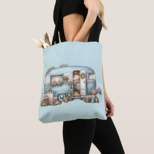 Cottagecore Bloemen Camper Boho Accents Draagtas