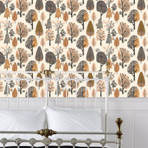 Cottagecore Bomen Behang