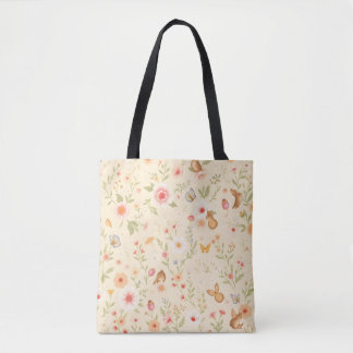 Cottagecore Canvas tas – esthetische charme